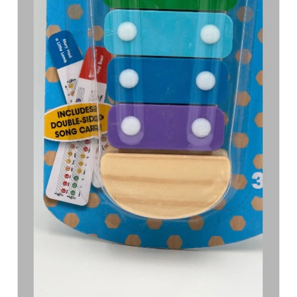 Melissa & Doug Caterpillar Xylophone primary colors music baby toddler